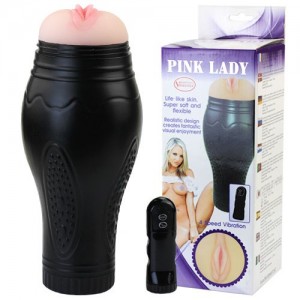 Alat Bantu Pria Pink Lady Flashlight Vibrator
