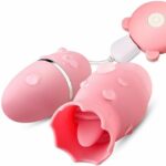 Sex Toys Wanita Vibrator Double Egg Tongue
