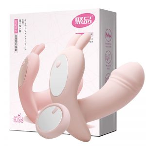Sex Toys Wanita Vibrator Wearing Rabbit